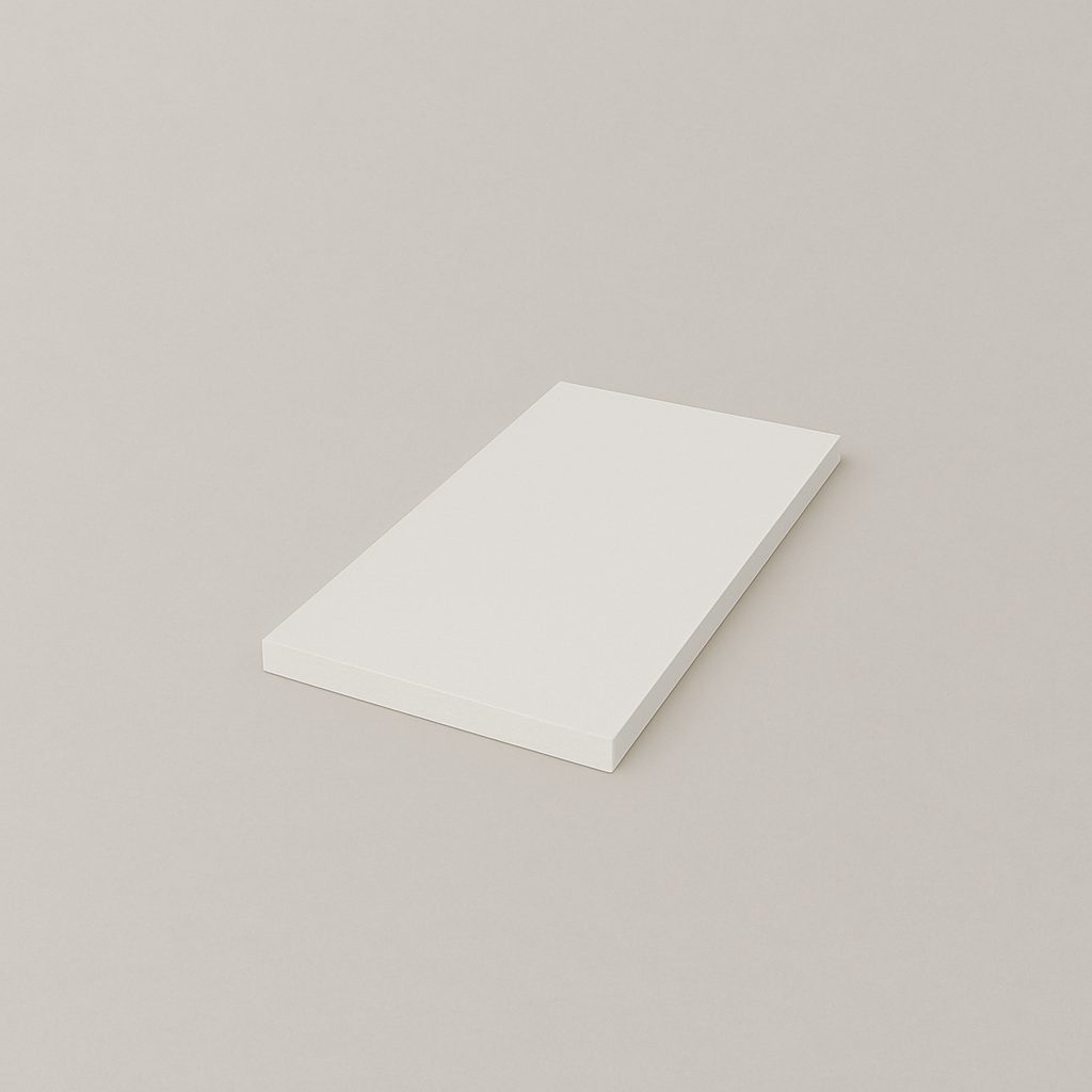 A single off-white Aisti tile, product render