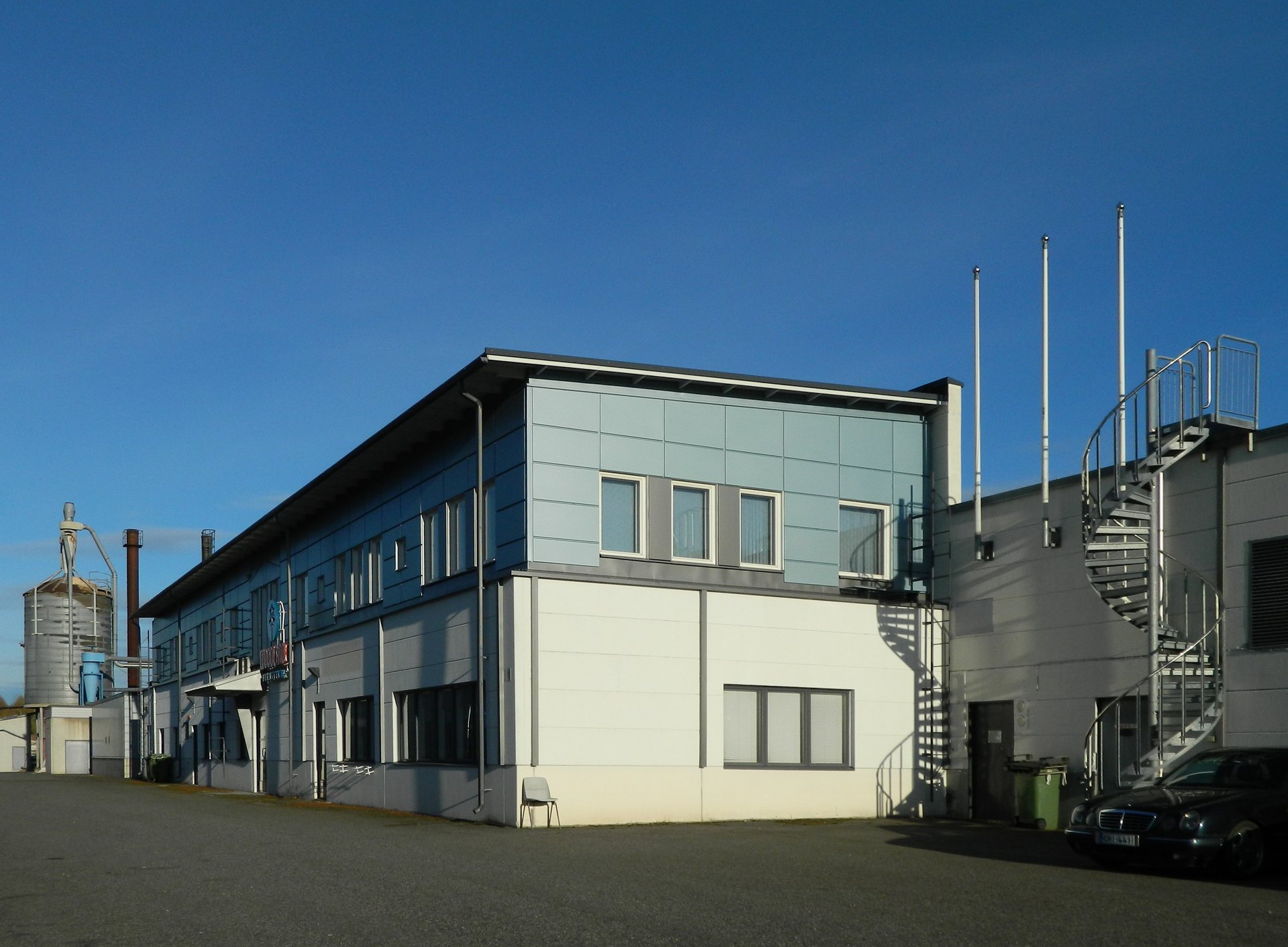 Industribygningen i Kitee, hvor Aistis første fabrik skal ligge